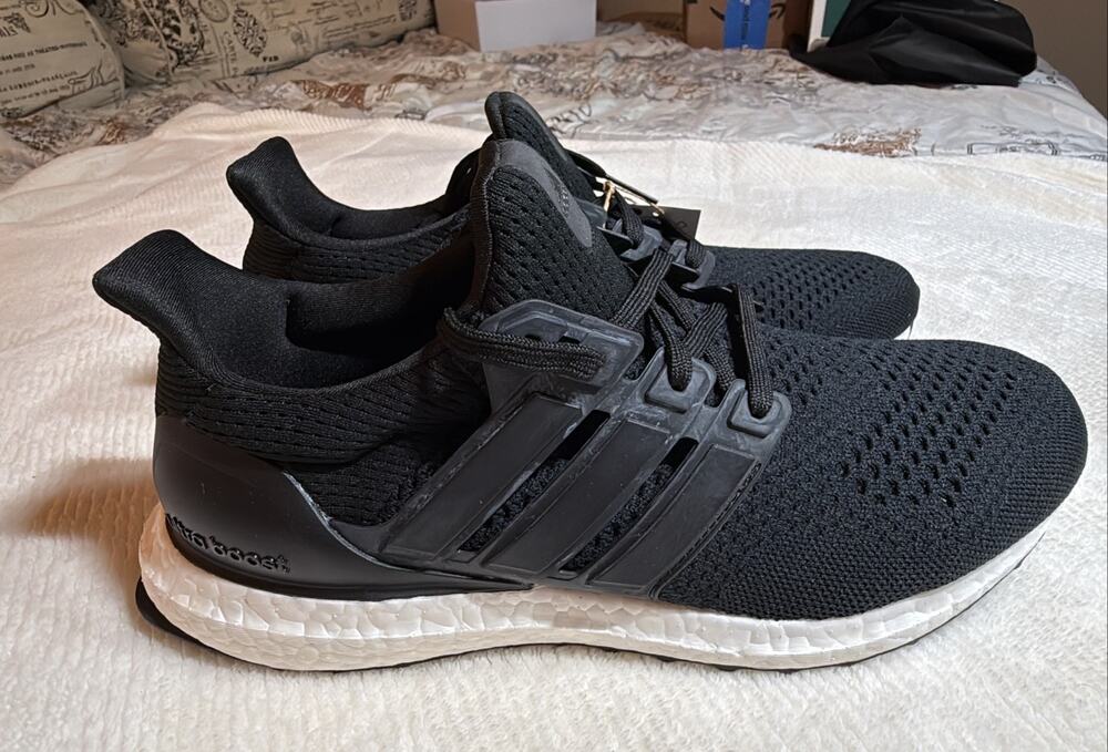 adidas Ultraboost 1.0 W Core Black Running Shoes Womens Size 9.5 NWT (HQ4206)